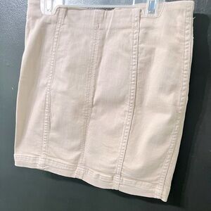 Free People light pink mini skirt